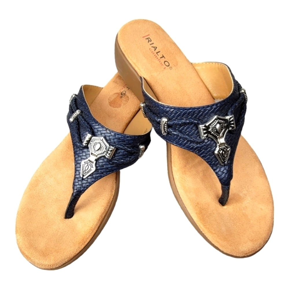 RIALTO Women's "BAILEE" Flat Thong‎ Sandal